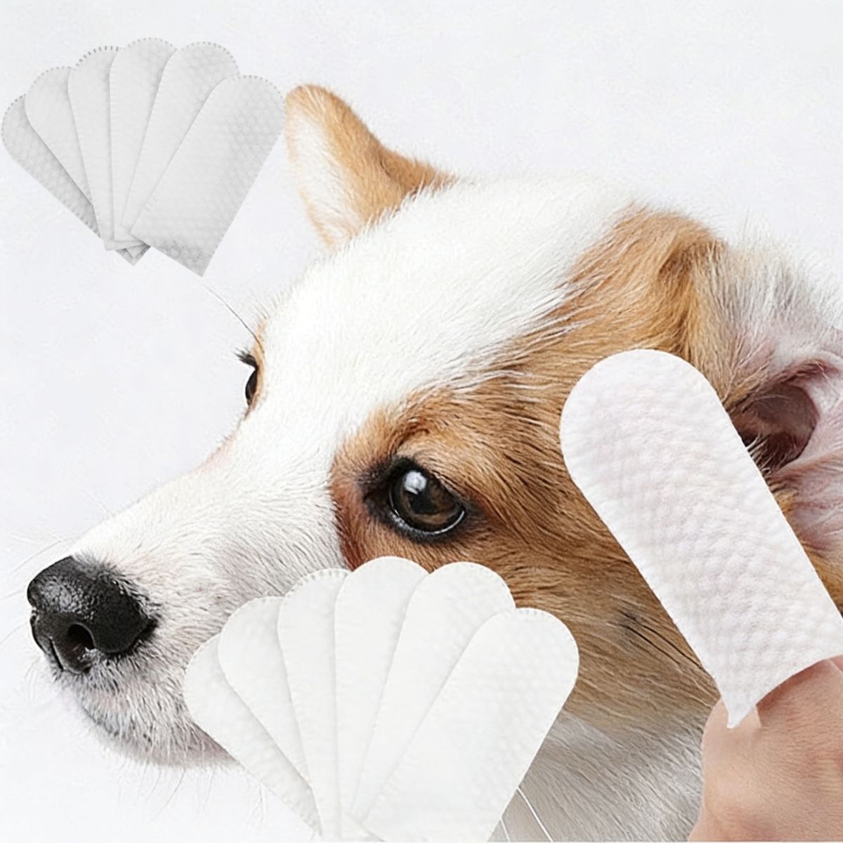 Disposable Gloves Nitrile - 50 Protège-doigts en coton pour le
