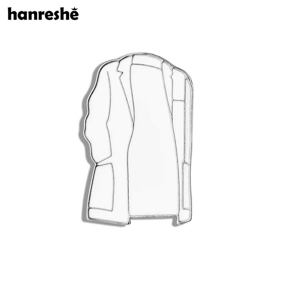Medical Lab Scientist - Hanreshe-Broche en émail pour manteau blanc,