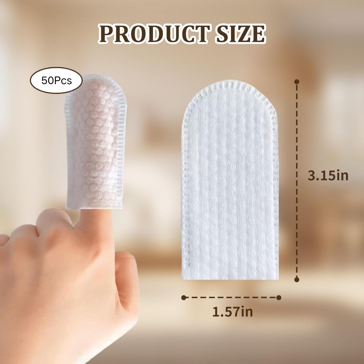 50 Protège-doigts en coton pou - Disposable Gloves Nitrile avis et prix