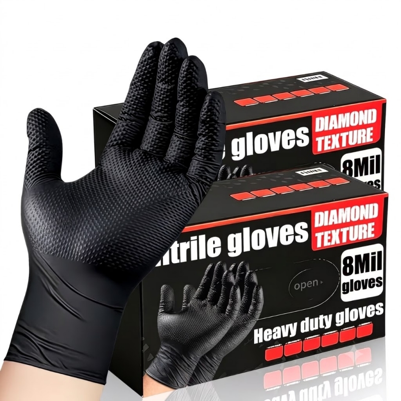 Gants de travail industriels e - Disposable Gloves Nitrile avis et prix