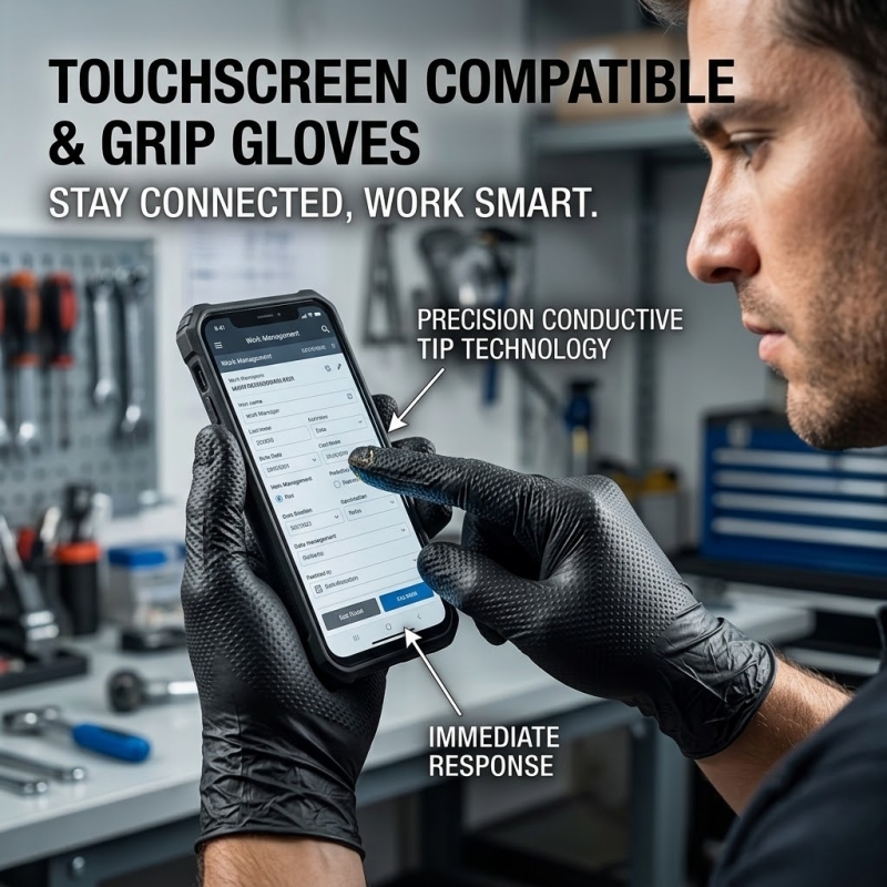 Gants de travail industriels e - Disposable Gloves Nitrile avis et prix