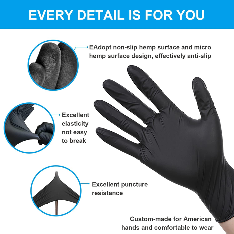 Gants jetables en Nitrile, ant - Disposable Gloves Nitrile avis et prix