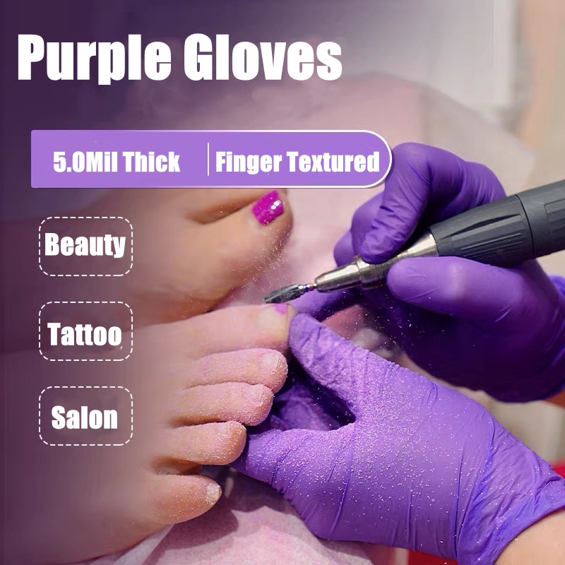 50/100 pièces gants en Nitrile - Disposable Gloves Nitrile avis et prix